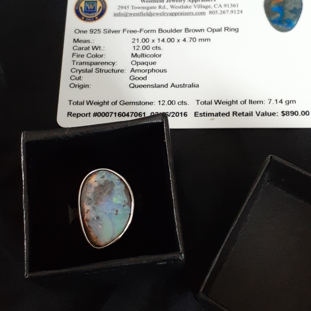 Australian Opal Ring